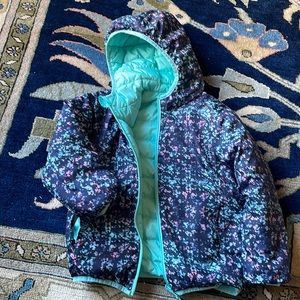 Eddie Bauer Little Kid Reversible Down Jacket w/Hood